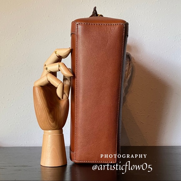 NEW! Fossil Avondale Leather Satchel - Picture 6 of 9